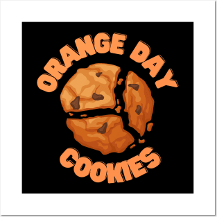 Special orange day cookies Posters and Art